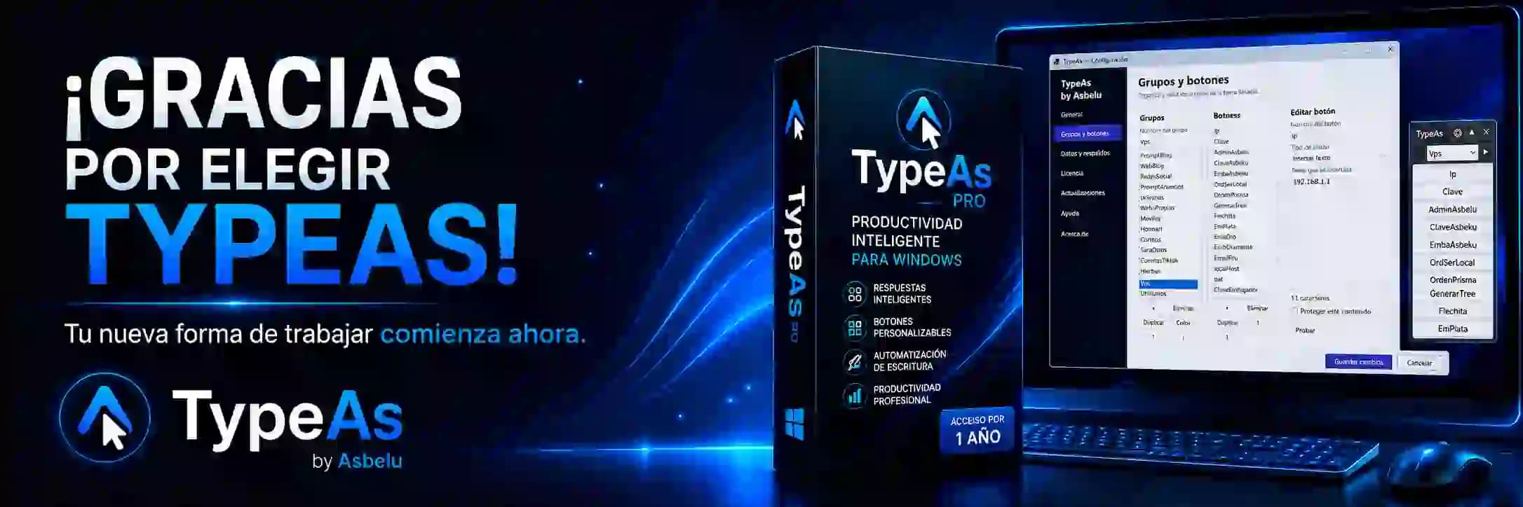 Gracias por elegir TypeAs